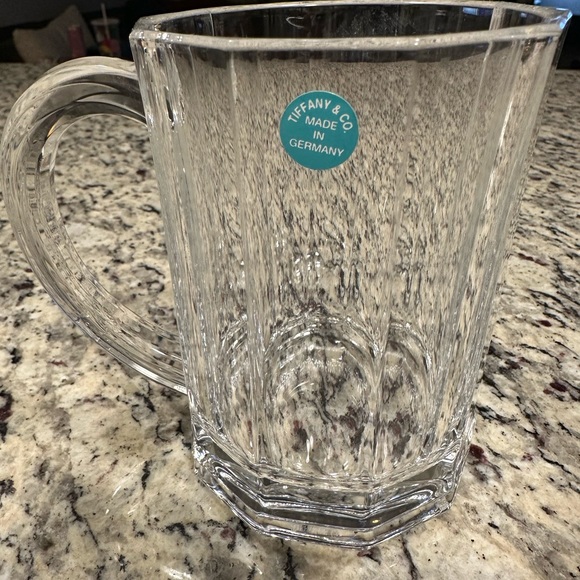 New Tiffany & Co. Crystal Windham Beer Mug Made in Germany - Picture 3 of 9